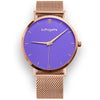 Womens Purple Watch - Rose Gold- Suffragette Kahlo