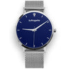 Womens Blue Watch - Silver - Suffragette Kahlo 